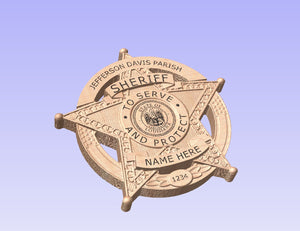 Jefferson Davis Parish Badge