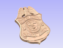 Load image into Gallery viewer, Border Patrol Badge