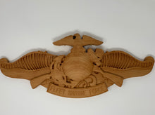 Load image into Gallery viewer, 3D Carved Fleet Marine Force ( FMF ) Navy plaque