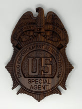 Load image into Gallery viewer, 3D DEA Badge Custom carving