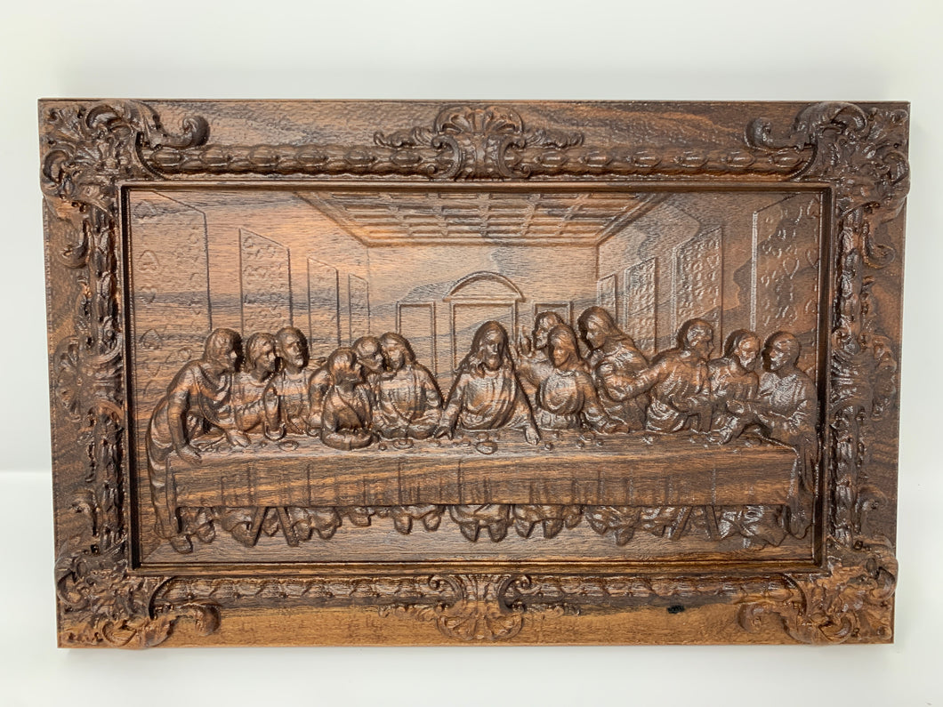 The Last Supper 3D carving