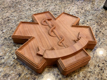 Load image into Gallery viewer, 3D Carved EMT Star of Life