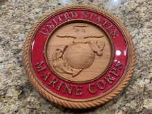 Load image into Gallery viewer, 3D Carved Marine Corps Emblem