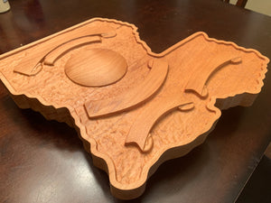 Louisiana State Police 3D Carved badge