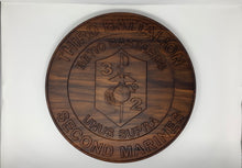 Load image into Gallery viewer, 3D Carved 3/2 Marine Corps Unit plaque