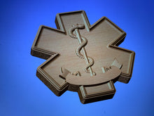 Load image into Gallery viewer, 3D Carved EMT Star of Life