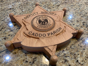 6 Point Deputy Sheriff Badge