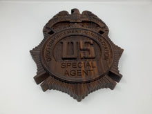 Load image into Gallery viewer, 3D DEA Badge Custom carving