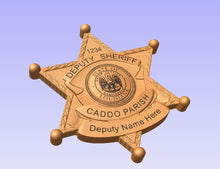Load image into Gallery viewer, 6 Point Deputy Sheriff Badge